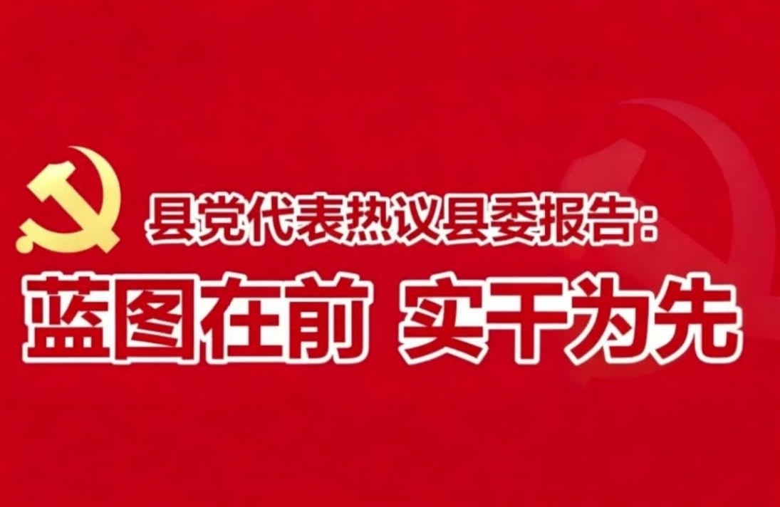 县党代表热议县委报告：蓝图在前 实干为先