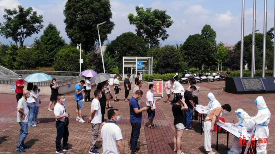 我县开展新冠病毒核酸全员检测应急演练