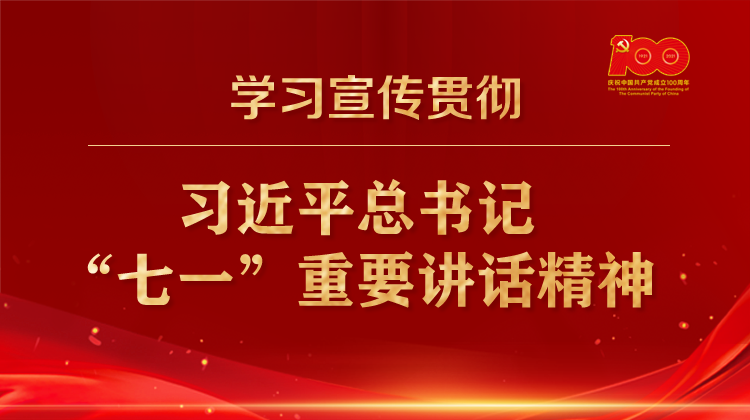 学习宣传贯彻习近平总书记“七一”重要讲话精神