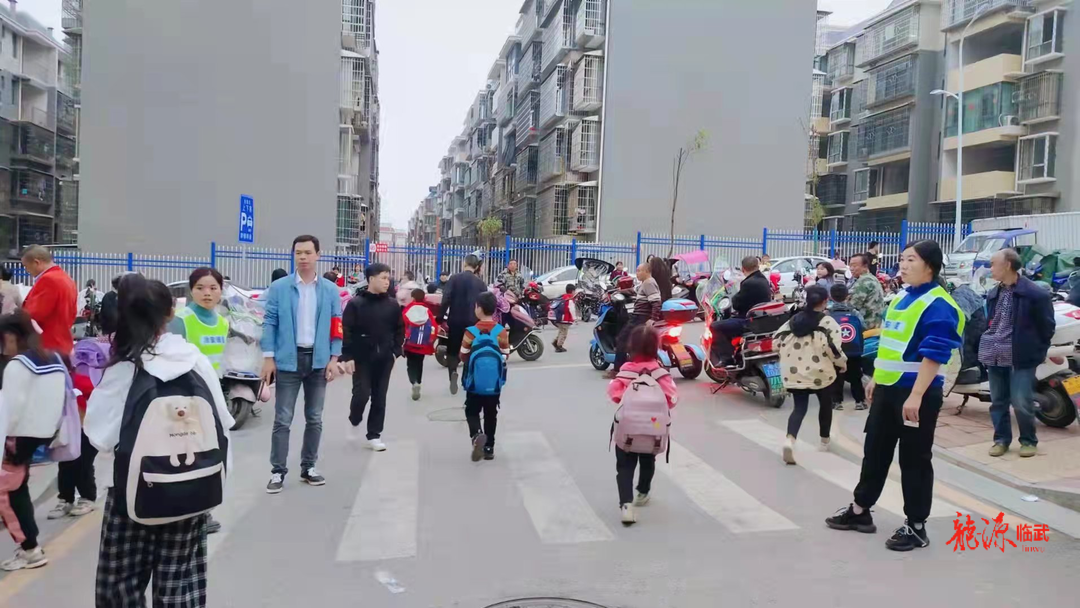临武县第九完全小学：家校护学岗  共建平安路