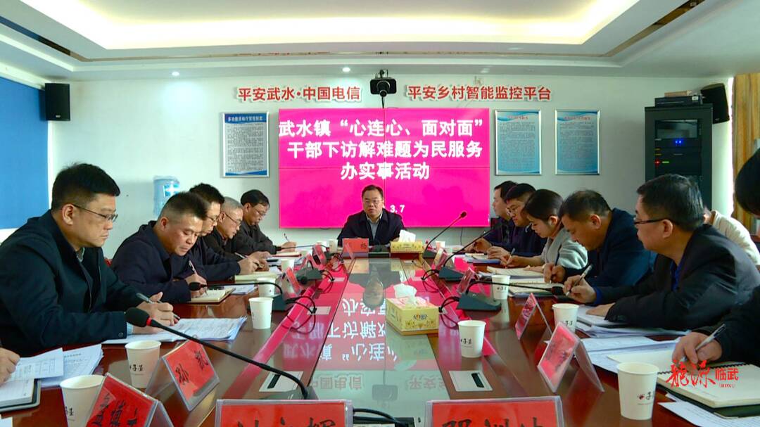 刘杨到武水镇开展“心连心 面对面”干部下访解难题为民服务办实事活动