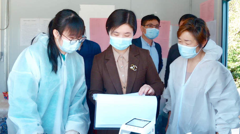 尹海莲检查疫情防控、森林防火、安全生产、防汛抗旱工作
