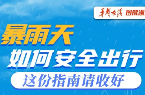 【科普动起来】图解｜暴雨天如何安全出行，这份指南请收好