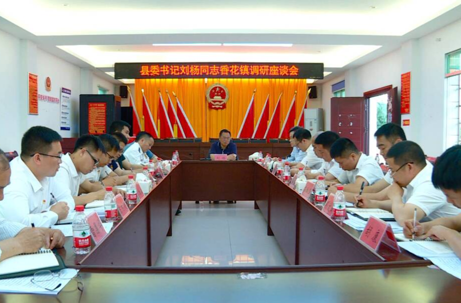 刘杨到香花调研：牢固树立底线思维   带动乡村再振兴