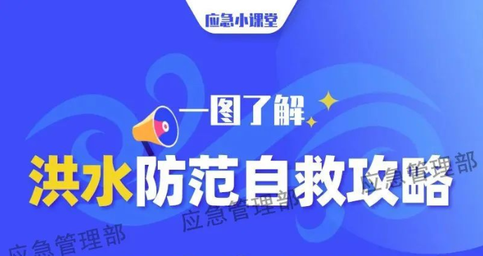 应急科普｜图说：洪水防范自救攻略