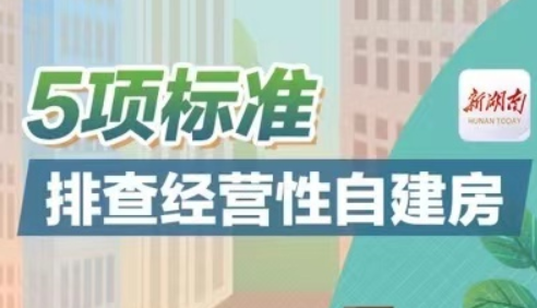 自建房排查手册③丨5项标准排查经营性自建房