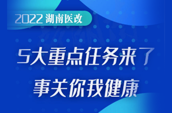 2022年湖南医改5大重点任务来了，事关你我健康