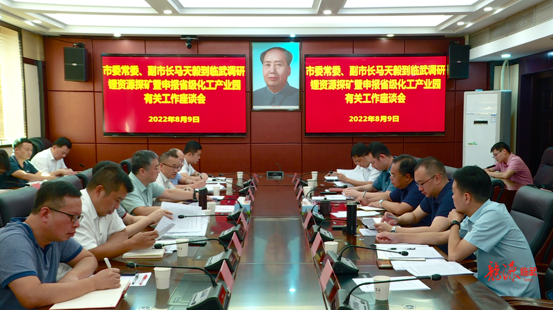 马天毅调研临武锂资源探矿暨申报省级化工产业园有关工作