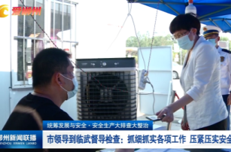 【郴州新闻联播】统筹发展与安全·安全生产大排查大整治 市领导到临武督导检查：抓细抓实各项工作 压紧压实安全责任
