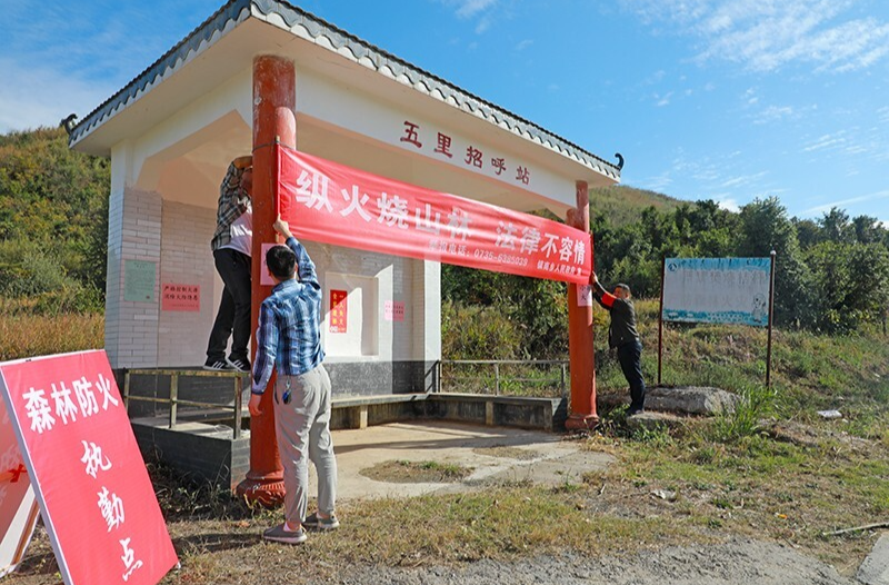 临武县财政局：“护林防火”志愿服务活动进乡村