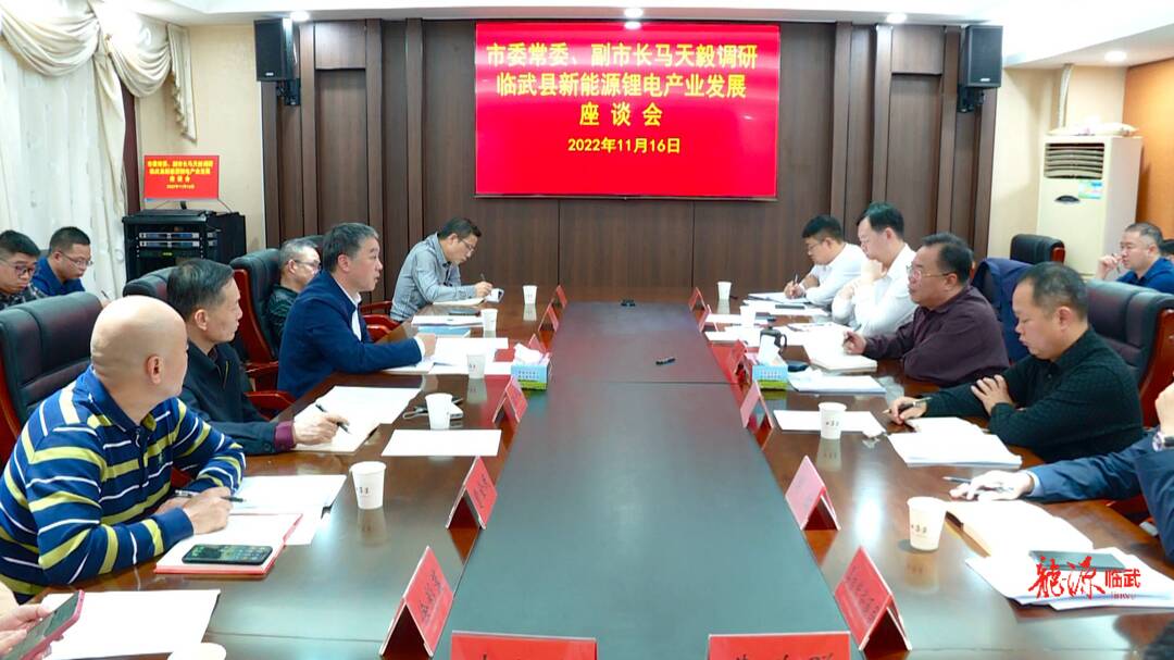马天毅到临武县调研新能源锂电产业