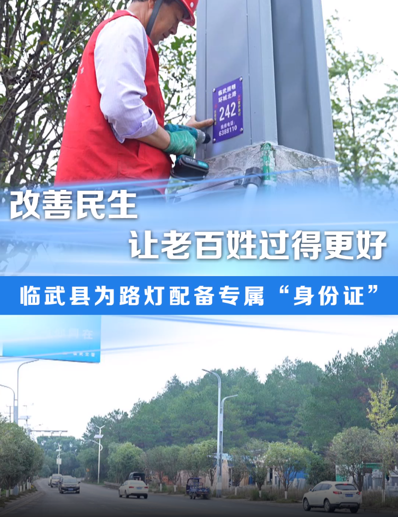 【改善民生 让老百姓过得更好】临武县为路灯配备专属“身份证”