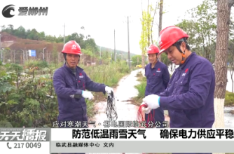 【天天播报】应对寒潮天气·郴电国际临武分公司：防范低温雨雪天气 确保电力供应平稳