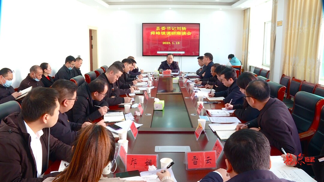 刘杨到舜峰镇调研：勇争第一 发挥带头作用