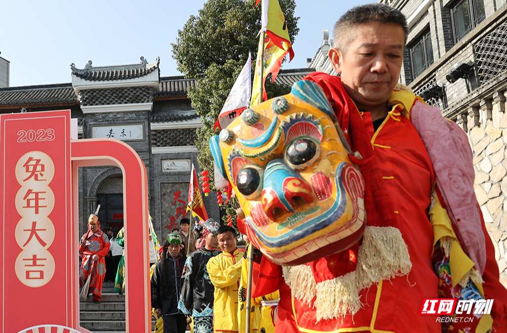 【红网时刻】新春走基层 | 临武傩戏“闹”郴城