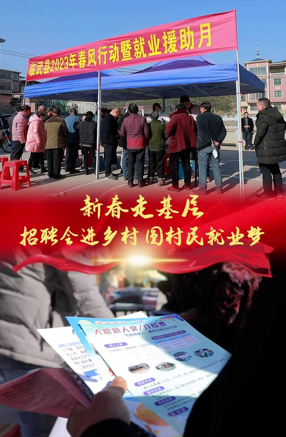 【新湖南】郴州临武：招聘会进乡村 圆村民就业梦