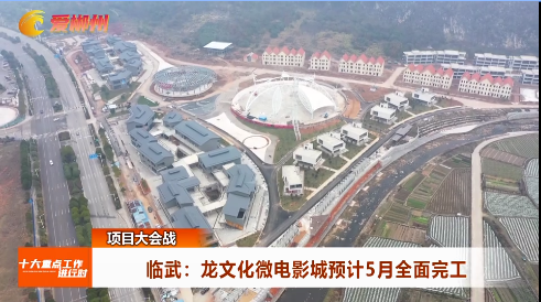 【郴州电视台·十大重点工作进行时】项目大会战 临武：龙文化微电影城预计5月全面完工