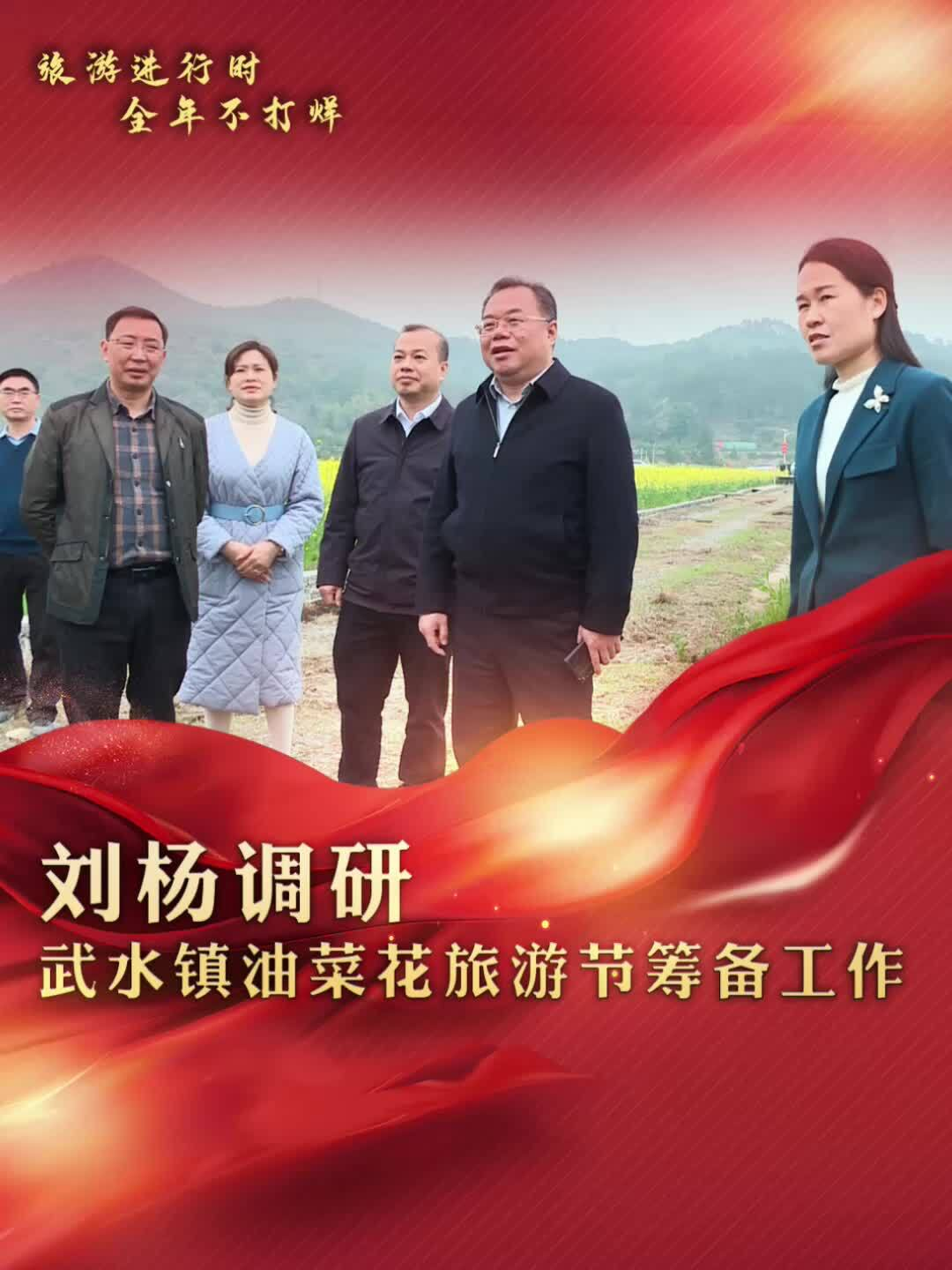 【旅发进行时 全年不打烊】刘杨调研武水镇油菜花旅游节筹备工作