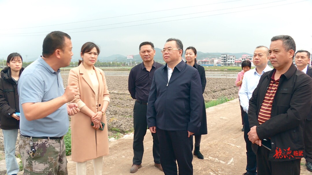刘杨到武水镇调研：严格防止土地抛荒 扎实推进粮食生产工作