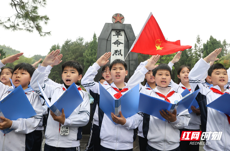 【红网时刻】临武县：清明时节祭英魂 红色精神代代传