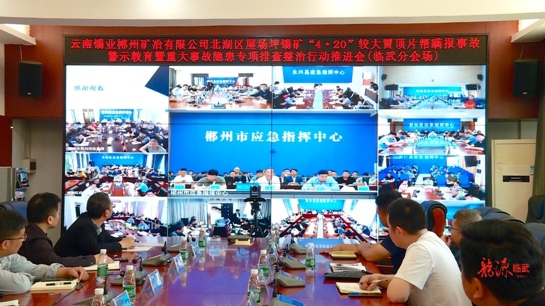 临武县组织收听收看重大事故隐患专项排查整治行动推进会