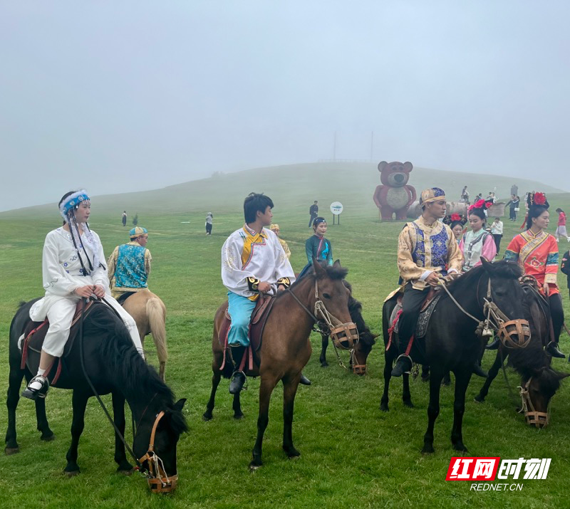 仰天湖大草原上演还珠大戏，北湖风光醉人｜“山水画卷·郴州相见”采访团见闻①