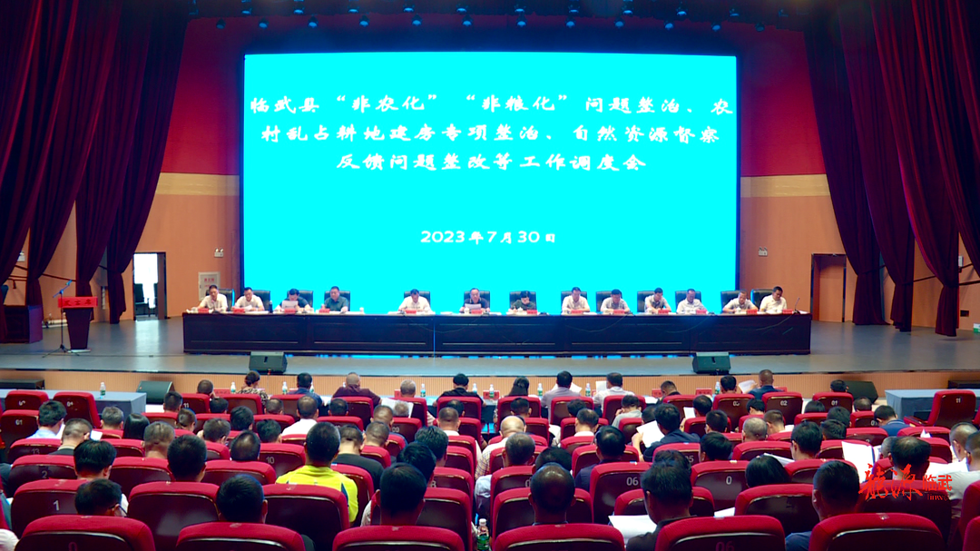 临武县召开“非农化”“非粮化”和农村乱占耕地建房问题专项整治工作调度会