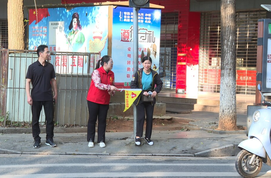 文明实践｜临武县好人协会开展首次交通文明劝导