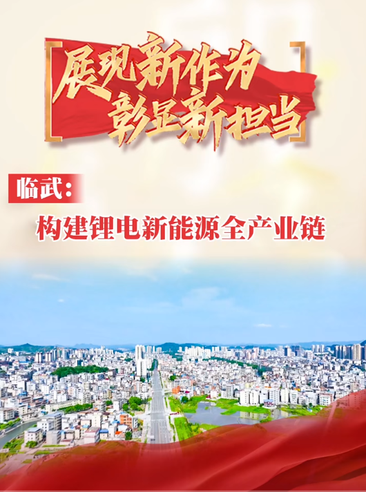 展现新作为 彰显新担当 临武：构建锂电新能源全产业链