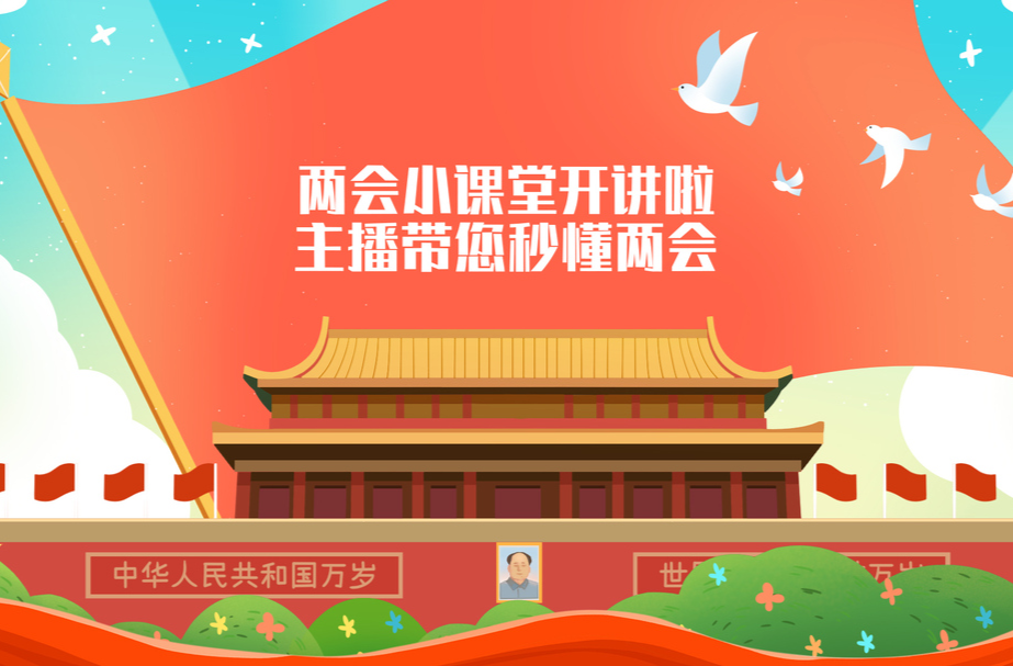 两会小课堂开讲啦 主播带您秒懂两会（一）