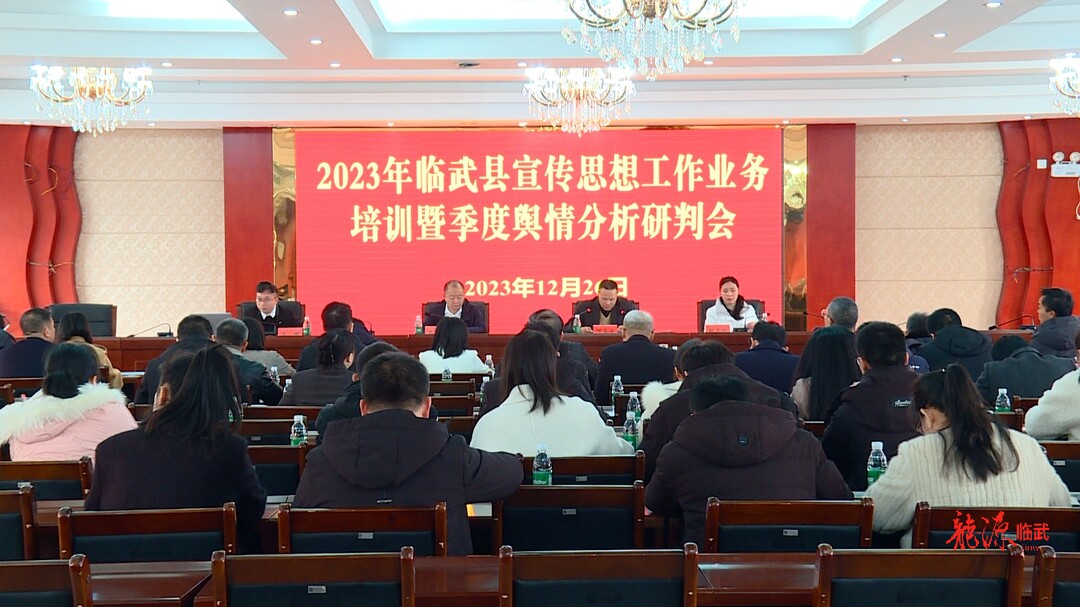 临武县召开2023年宣传思想工作业务培训暨季度舆情分析研判会
