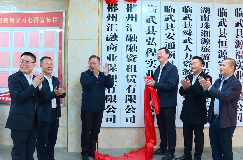 临武县成立郴州市首家国有商业保理和融资租赁公司