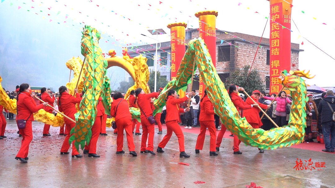 新春走基层｜楚江镇冲头村：载歌载舞迎新春