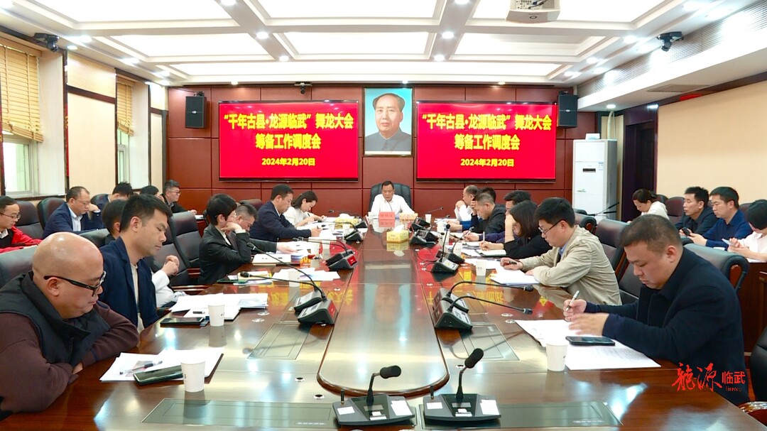 临武县召开“千年古县 龙源临武”舞龙大会筹备工作调度会