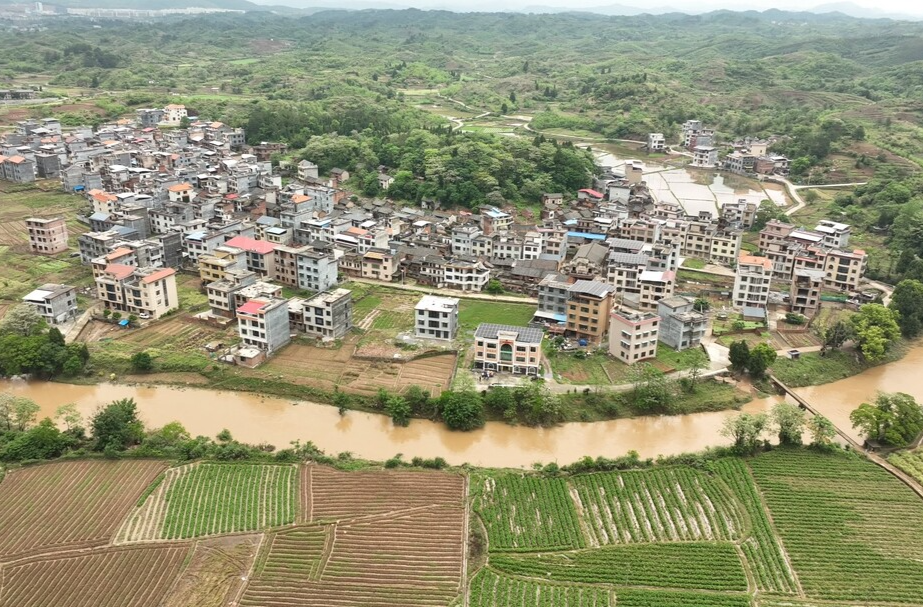 南强二八村洪水退去  防疫消杀有序进行