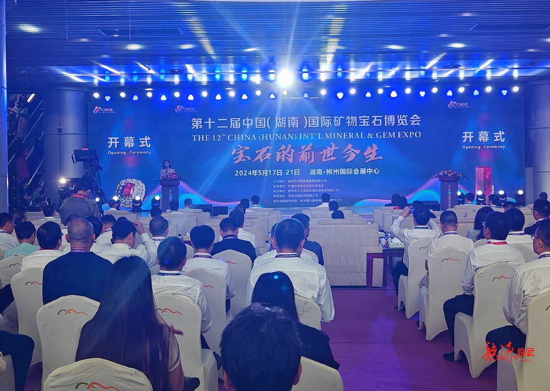 第十二届中国（湖南）国际矿物宝石博览会在郴州开幕 临武多件藏品参展！