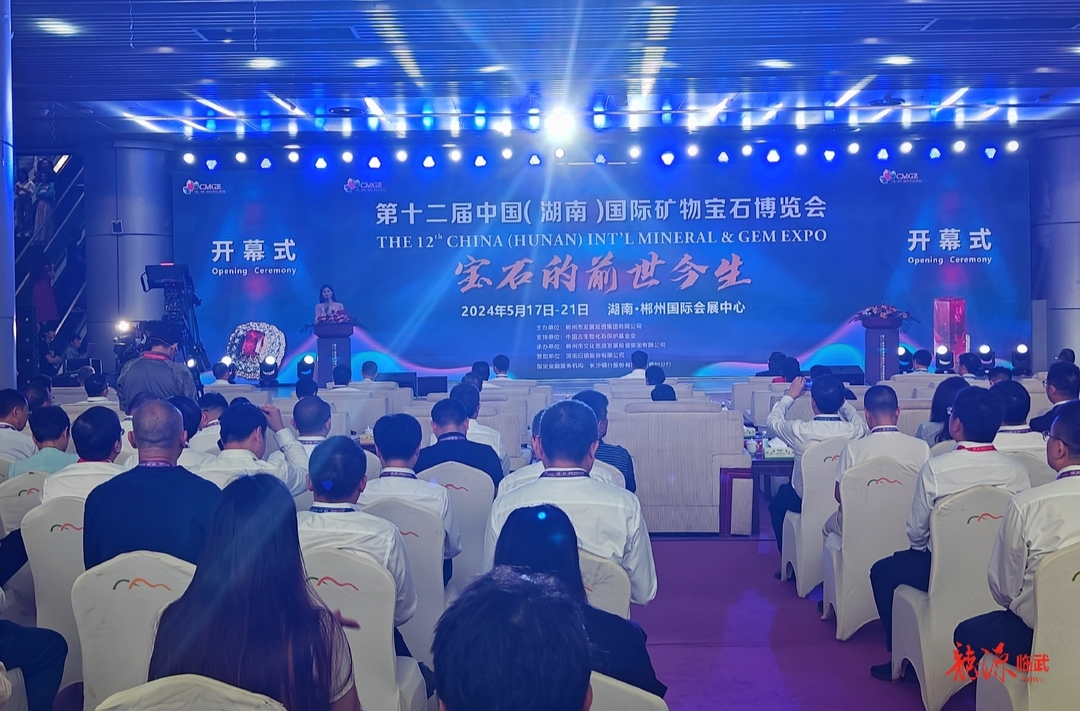 第十二届中国（湖南）国际矿物宝石博览会在郴州开幕 临武多件藏品参展！
