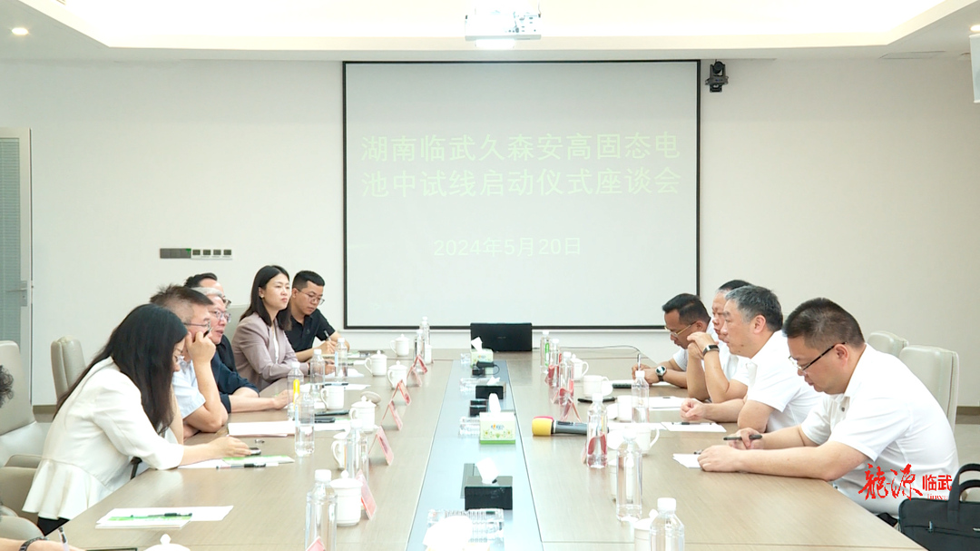 马天毅来临调研固态电池项目推进计划