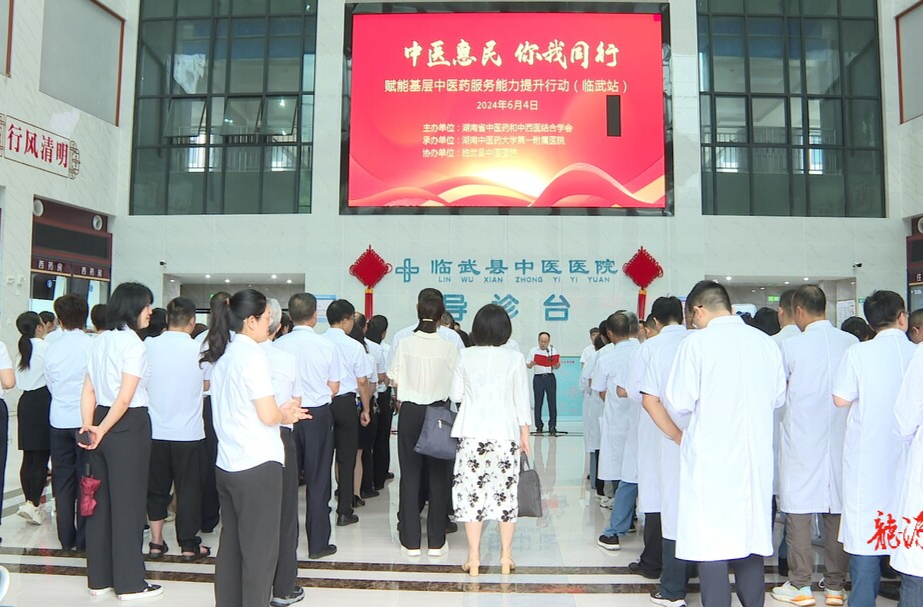 赋能基层中医药服务能力提升行动（临武站）在临武县中医医院启动