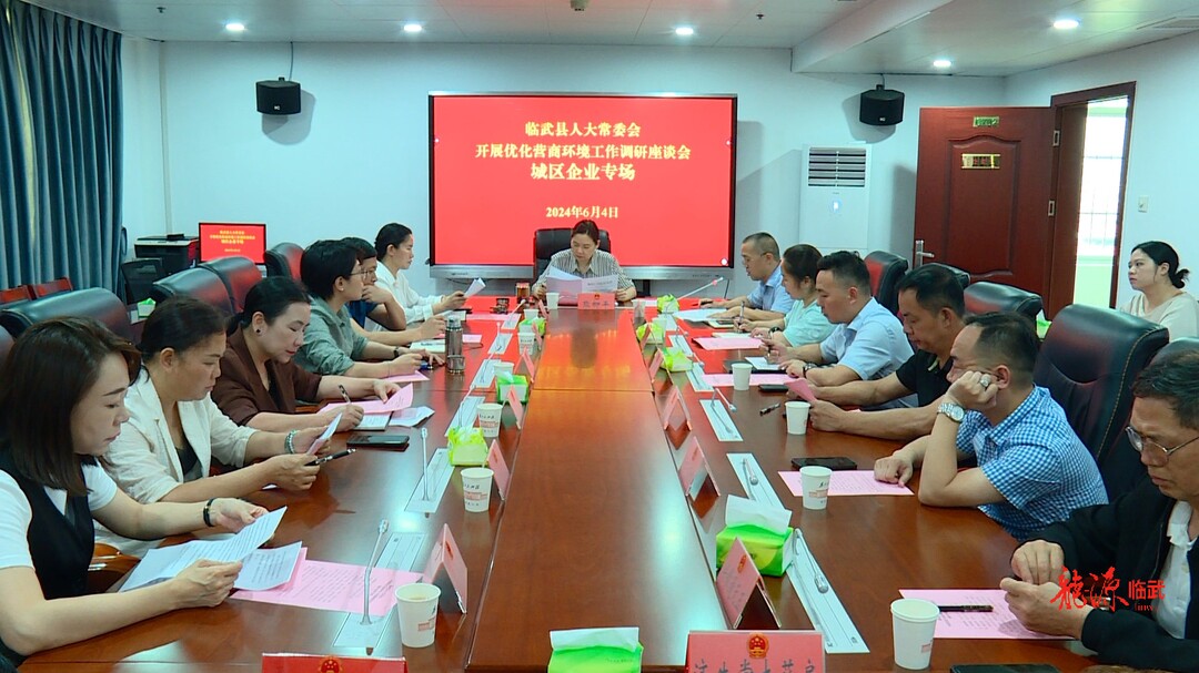 临武县人大常委会开展优化营商环境工作系列调研座谈