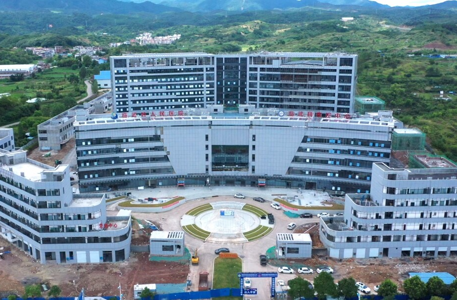 临武县人民医院和疾控中心整体搬迁项目预计9月底交付使用