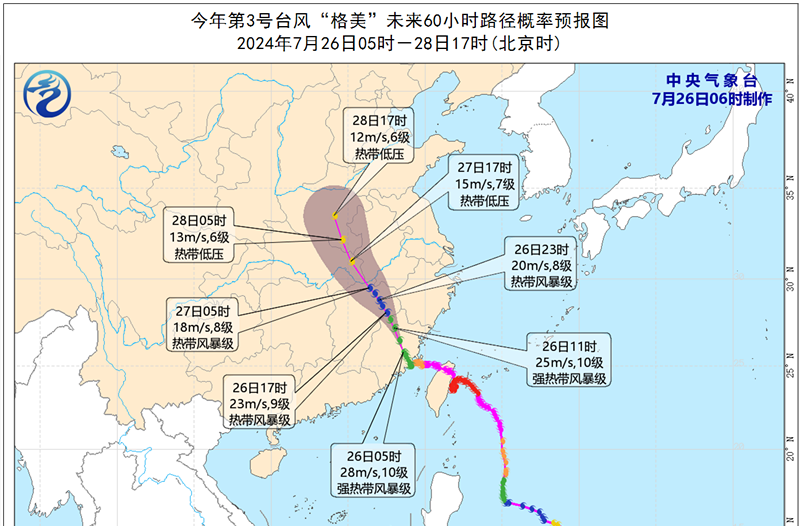 台风“格美”来袭！临武县将迎来强降雨，高温稍缓后再度回归
