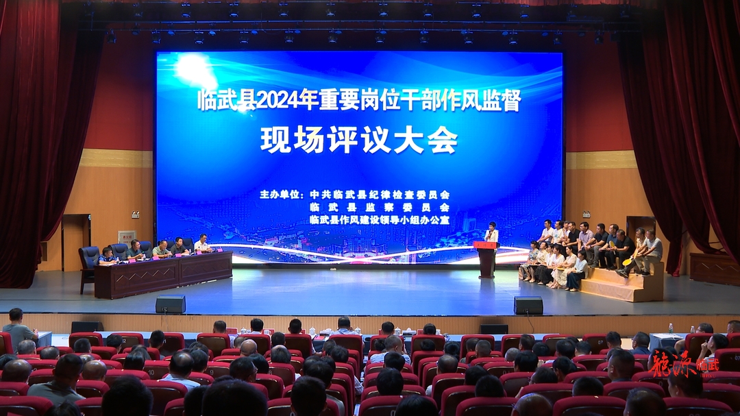 临武县举行2024年度重要岗位干部作风监督评议活动现场评议会