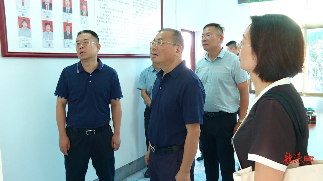 江波来临调研代表联络站建设和历史文化保护工作