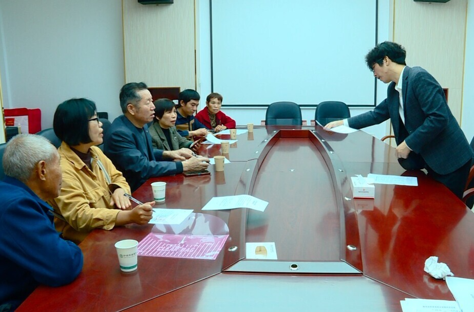 临武县首次为在韩志愿军烈士亲属进行DNA采集