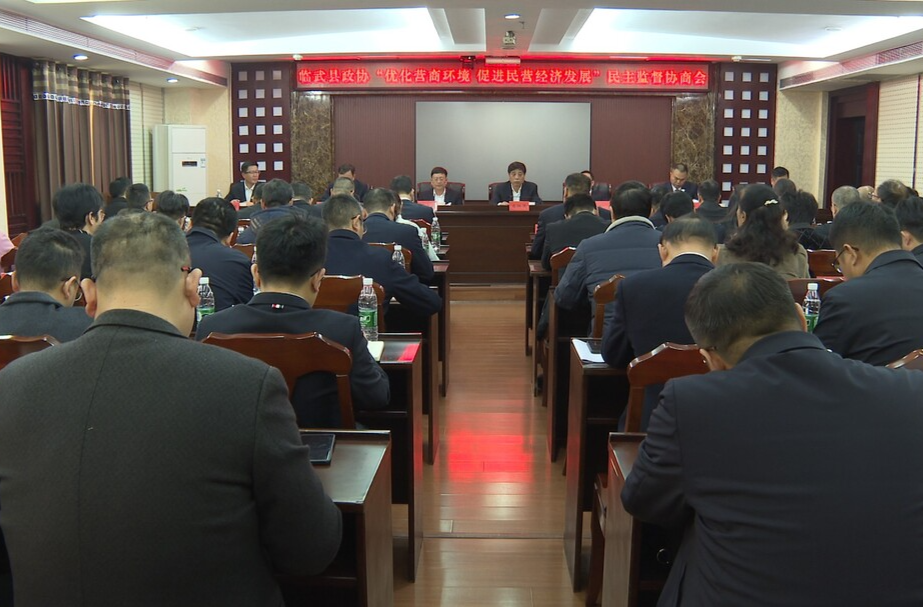 临武县政协召开“优化营商环境 促进民营经济发展”专项民主监督协商会