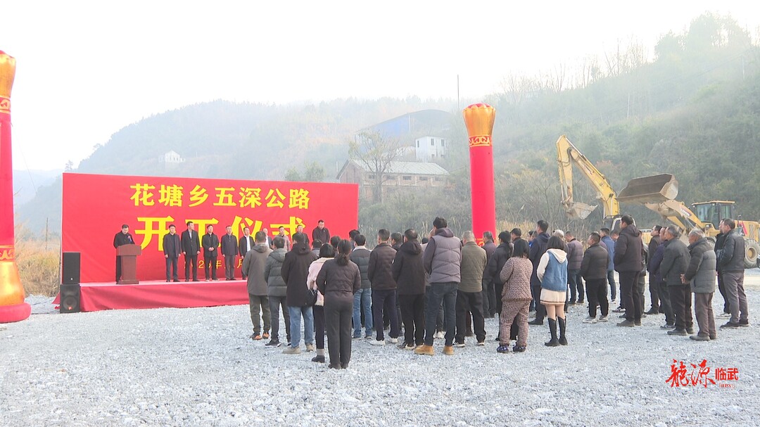临武县举行五深公路开工仪式