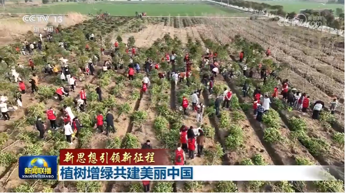 央视【新闻联播】【新思想引领新征程】植树增绿共建美丽中国