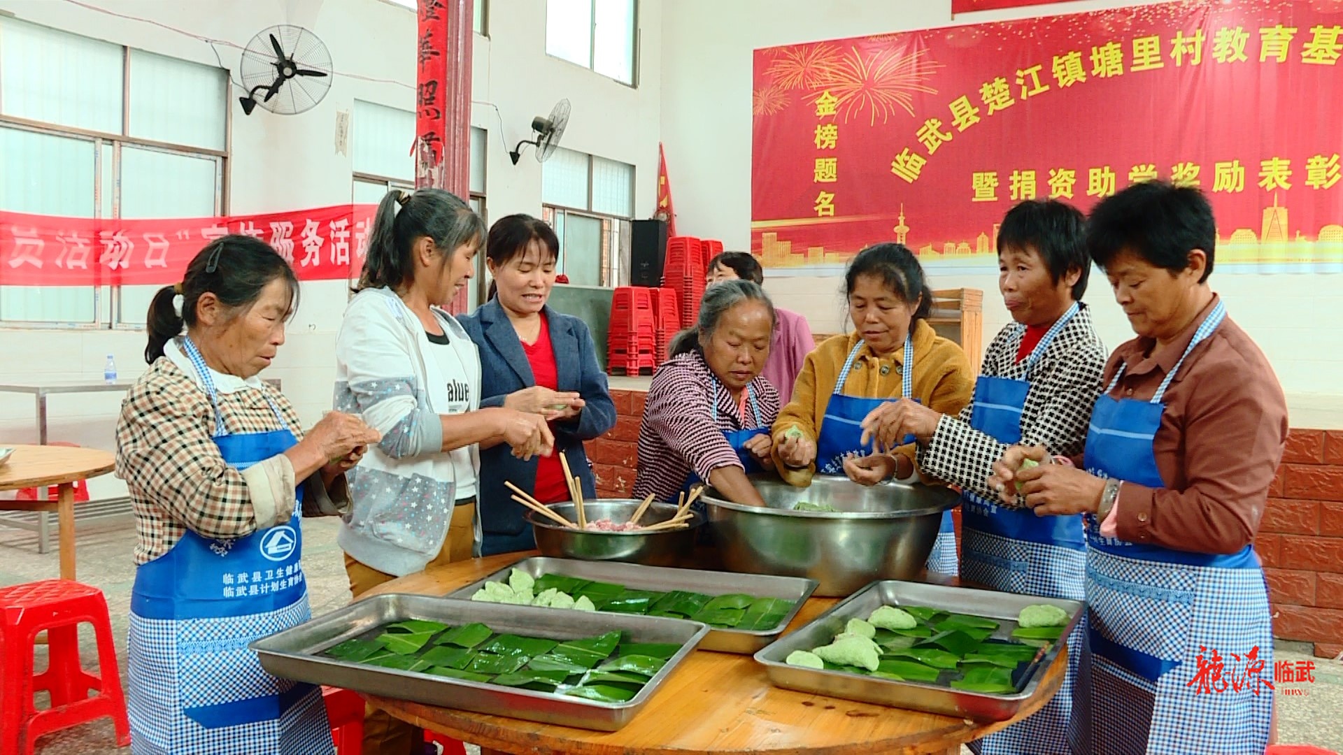 我们的节日·端午｜楚江镇举办包艾草糍粑技艺大赛