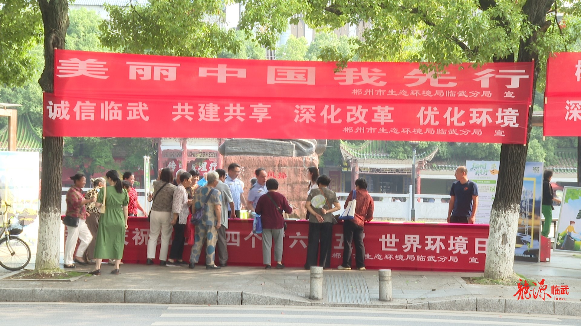 市生态环境局临武分局开展2025年“六五”世界环境日宣传活动